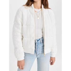 NEW LOVESHACKFANCY andora bomber jacket in cream